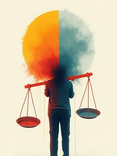 Abstract image representing the topic of bias and fairness